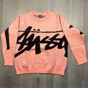 Stussy Stock Pink Sweater